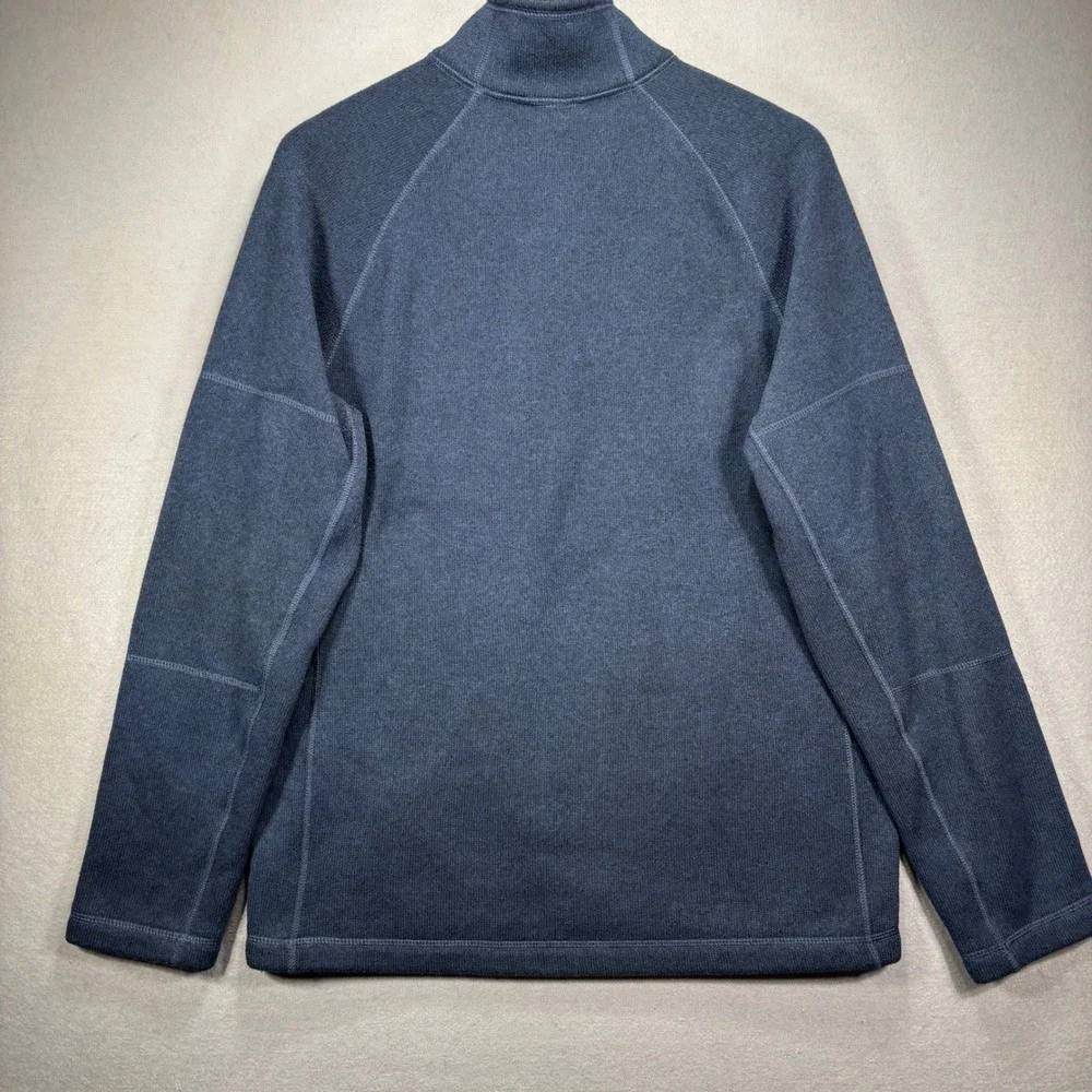 The North Face Fleece Pullover Mens Medium Gordon Lyons Quarter Zip Navy Blue‎